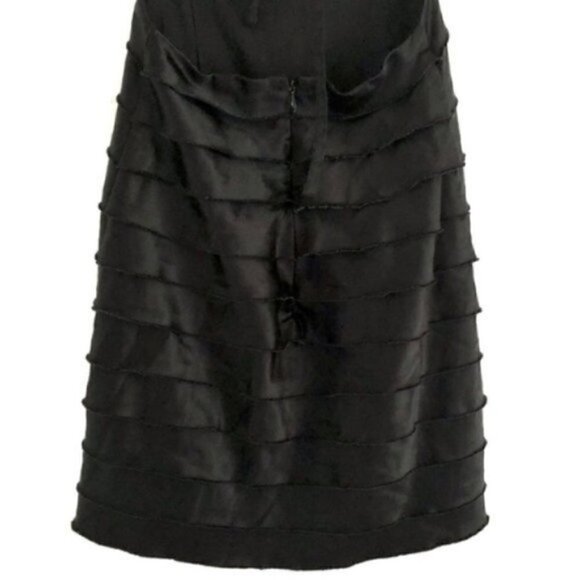 Forever 21 Dress S Tier V-Neck Backless Black Fray - Picture 6 of 11